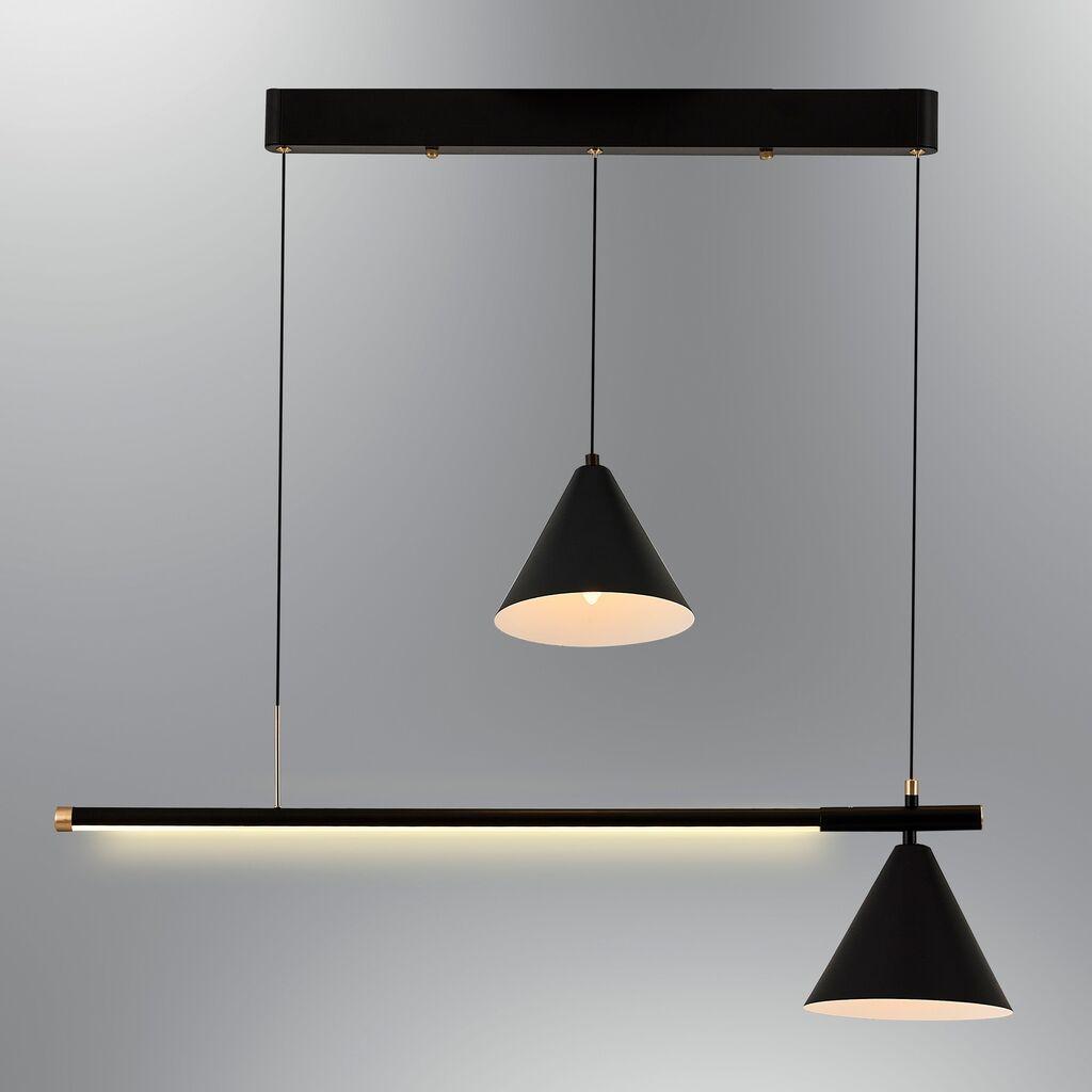 Opviq Luster L1101, 90x18x120 cm, 1x15W, LED & 2xE14 40W