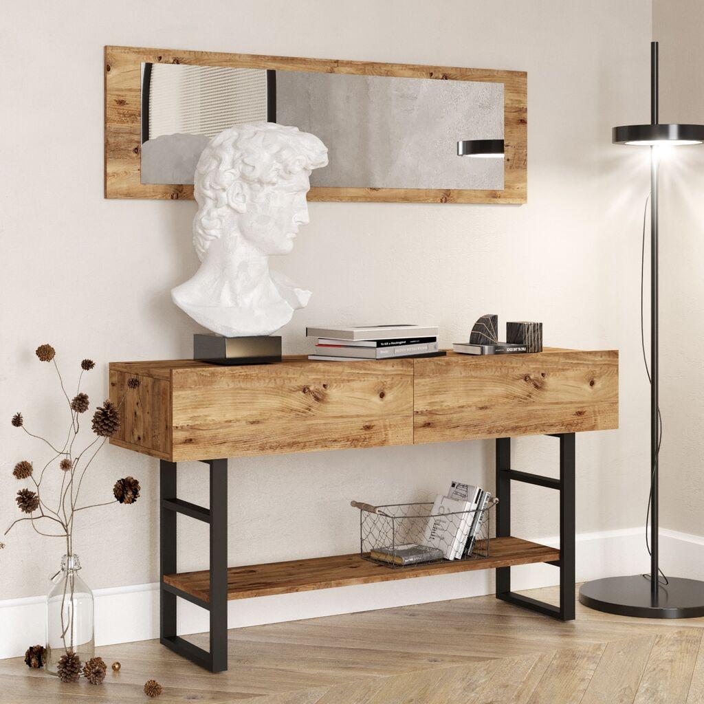 Hanah Home Komoda 139x75,7x43cm Bež