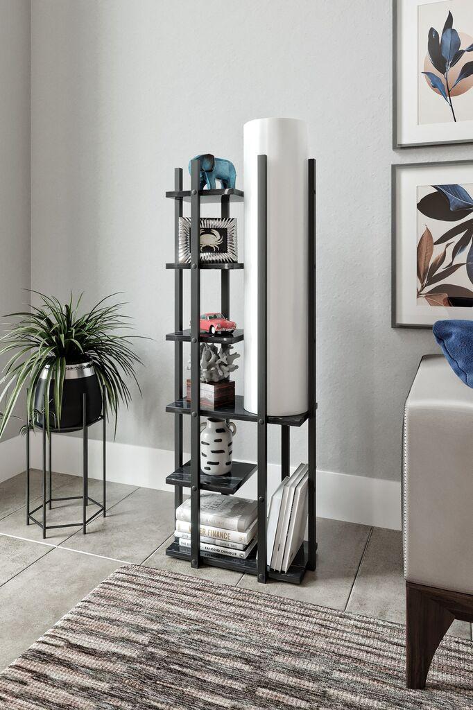 Opviq Moda Dor OSM Podna lampa, Crna