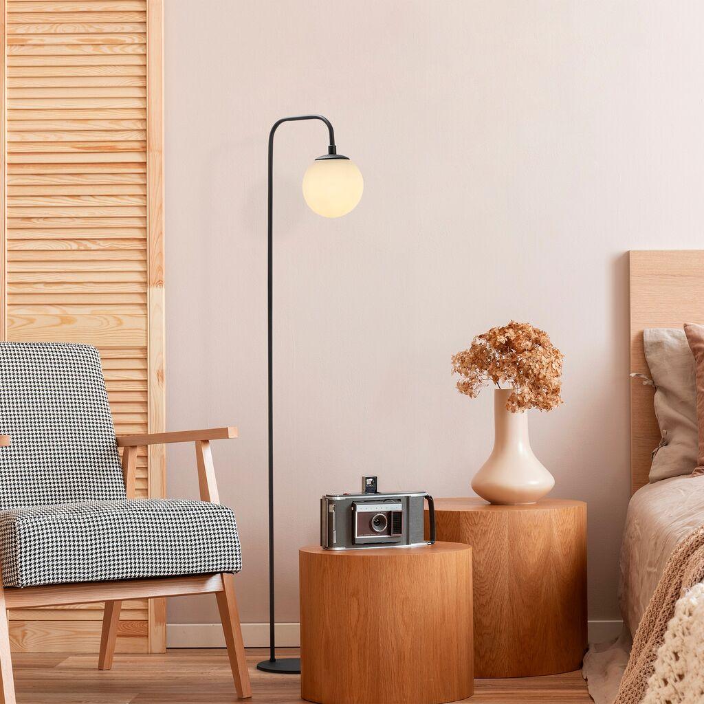 Opviq Viran 10965 Podna lampa, Crna