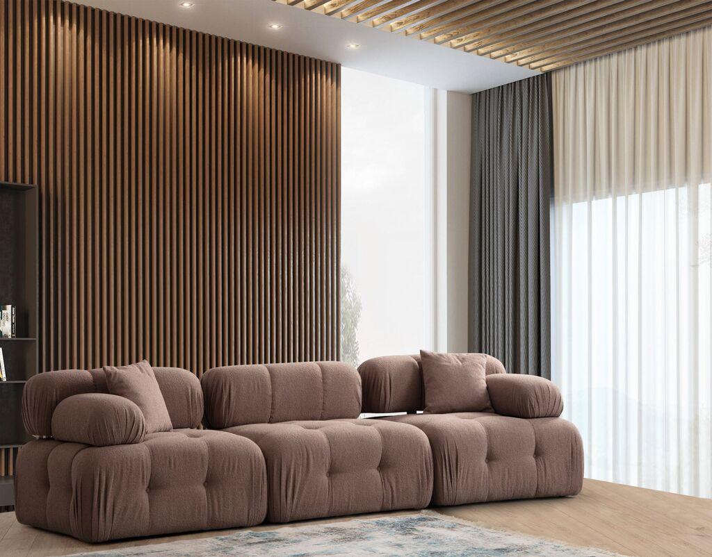 Atelier del Sofa L1 O1 1R Doblo Sofa, 3 sedišta, Kapućino