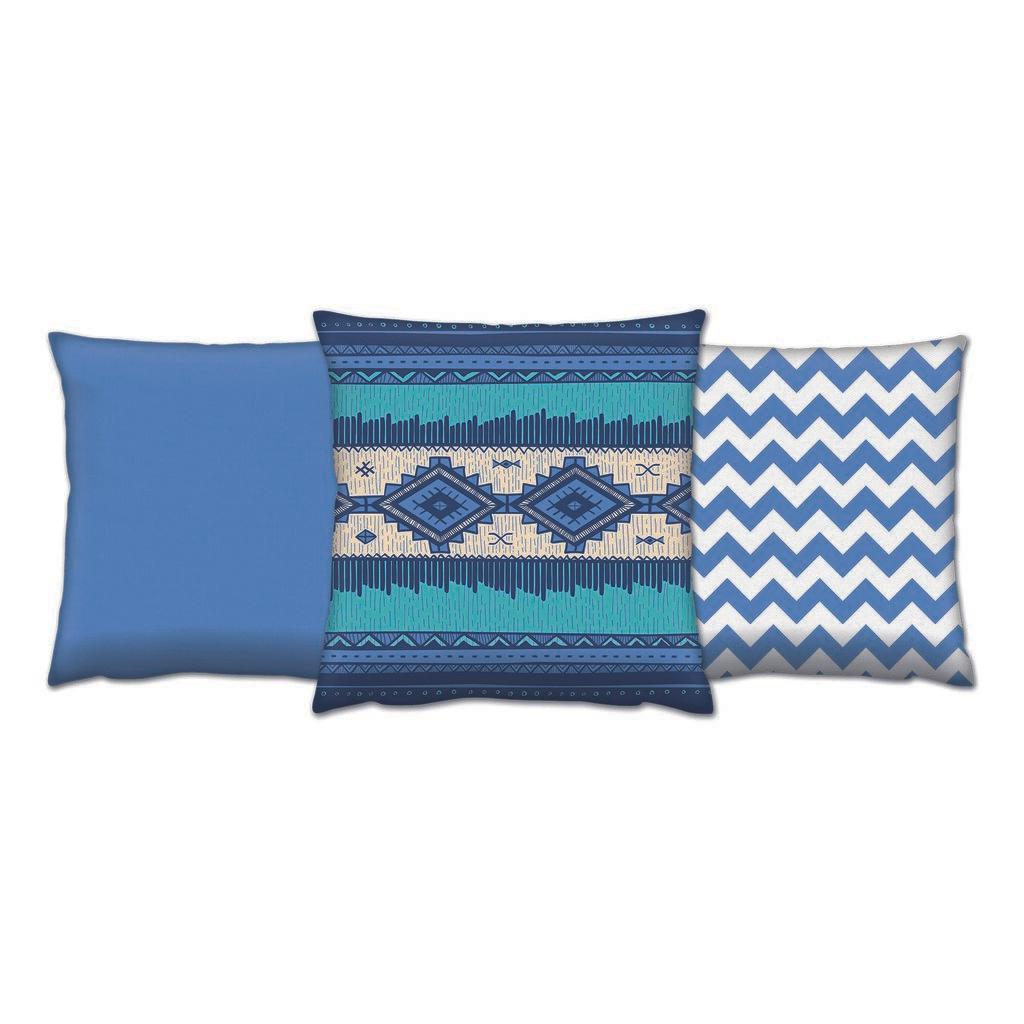 Aberto Design Set 3 jastuka 43x43cm Šareni