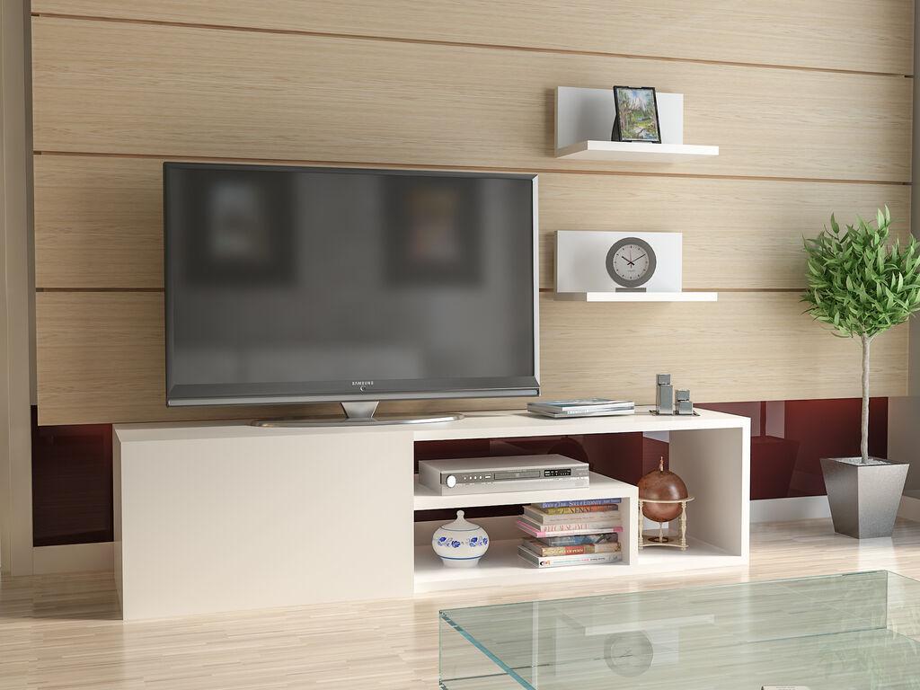 Hanah home TV Komoda Zeplin Bela
