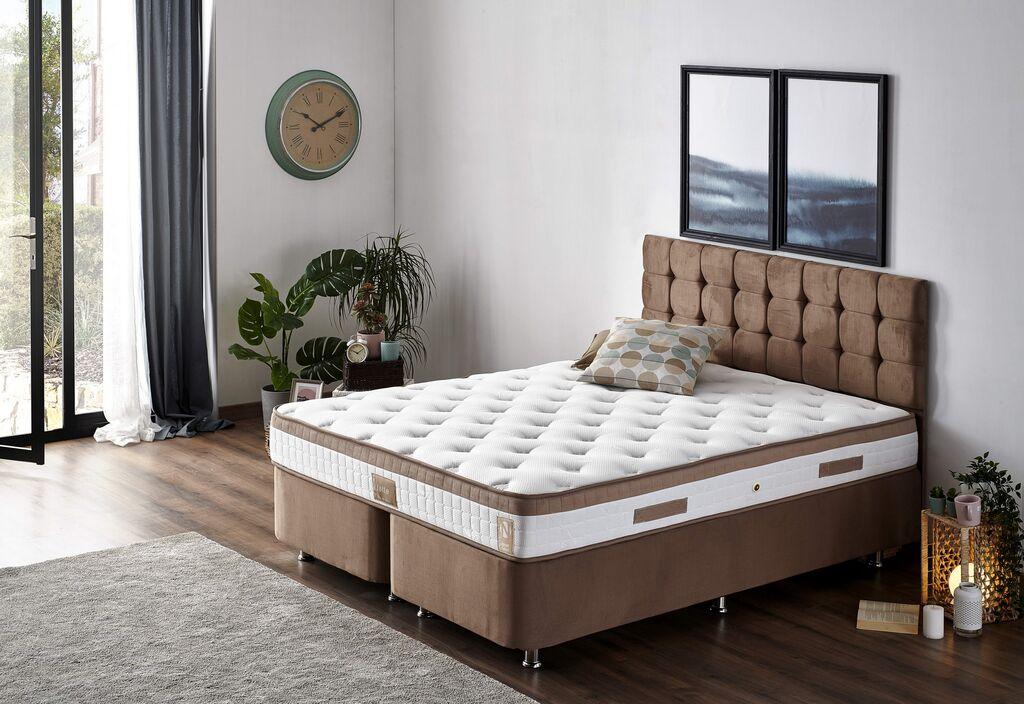 Hanah Home Dušek 180x200cm Belo-Braon