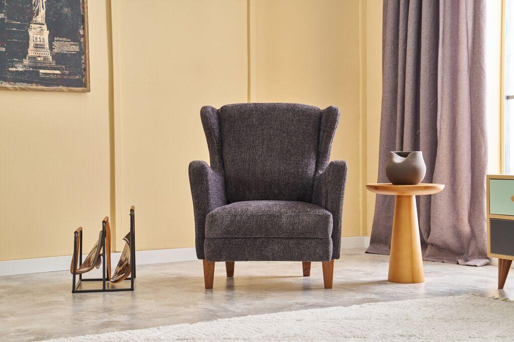 Atelier del Sofa Fotelja Lola Prestij 77x98x80cm Antracit