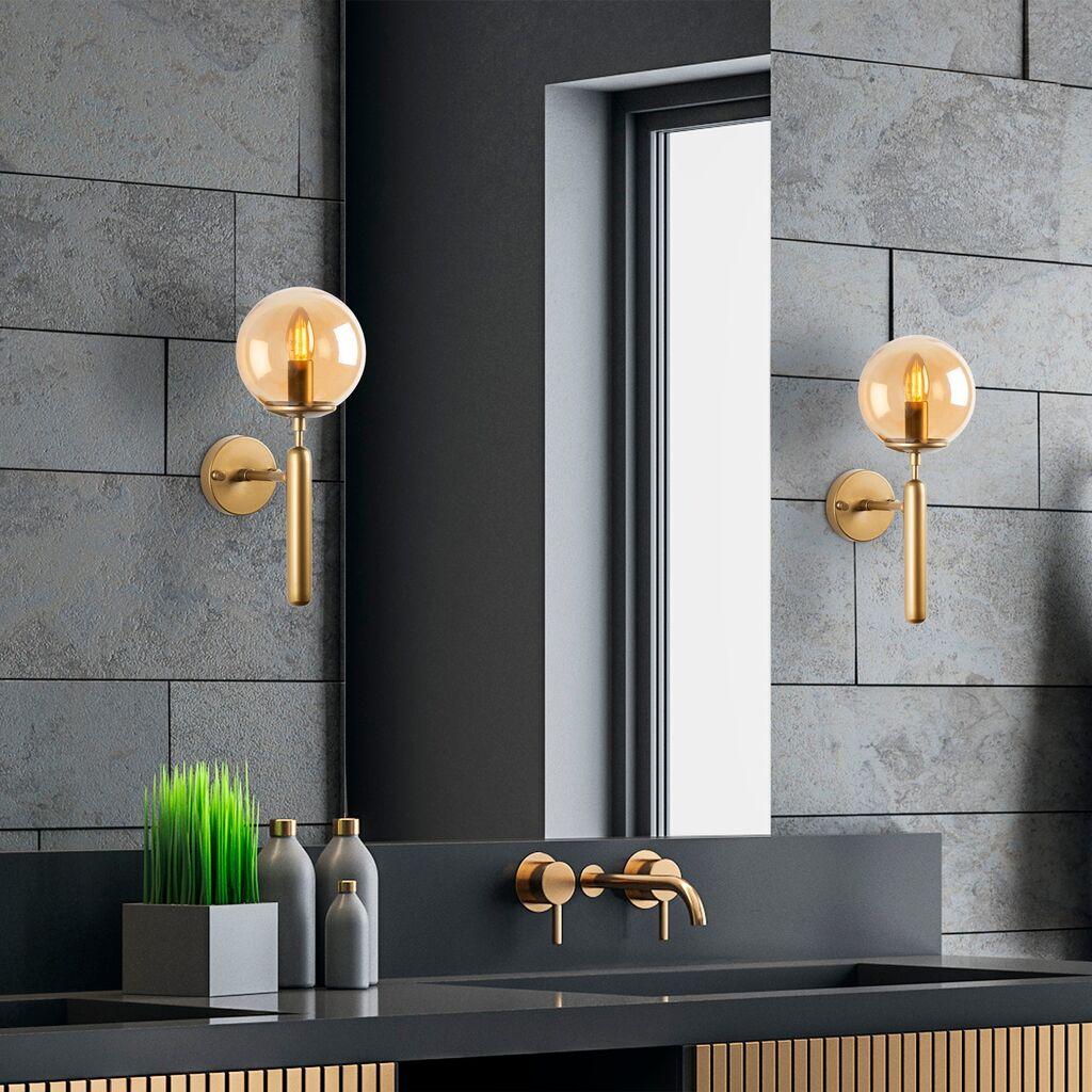 Opviq Zidna lampa E14 Socket, Zlatna