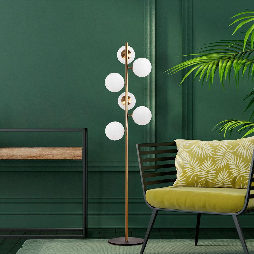Opviq Fazli 10510 Podna lampa, Bela