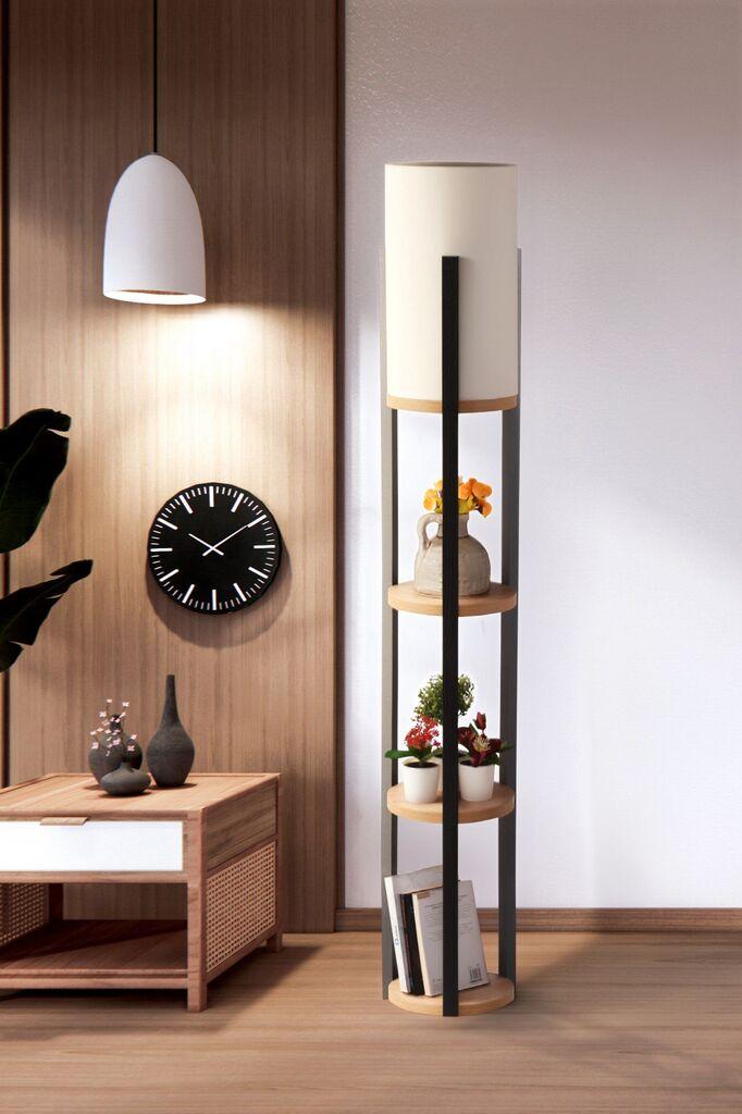 Opviq Circle Nora SRC Podna lampa, Bela