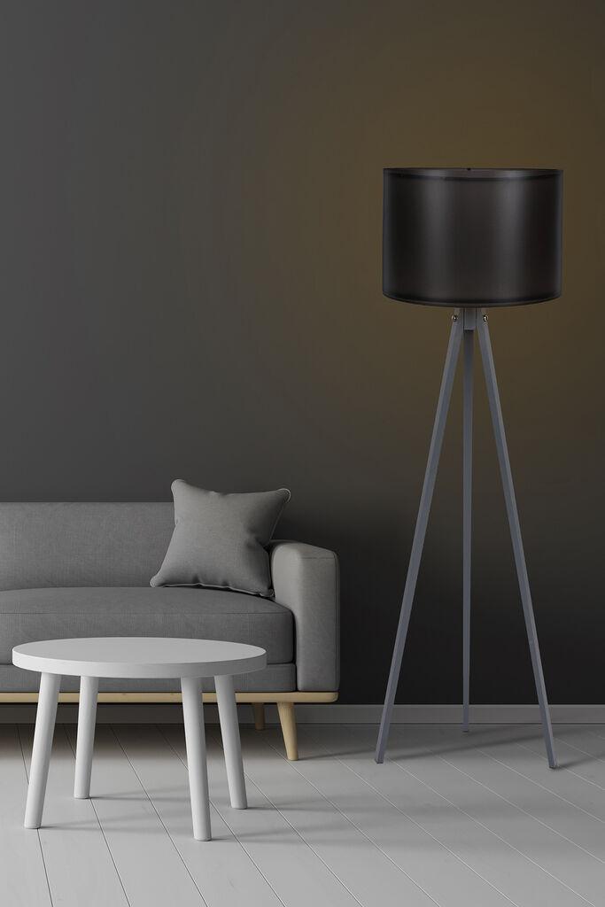 Opviq Podna lampa 112, 145 cm, E27, Crna