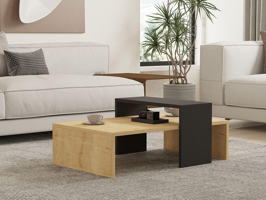 Hanah Home Klub sto Glow 80x31,8x50cm Hrast
