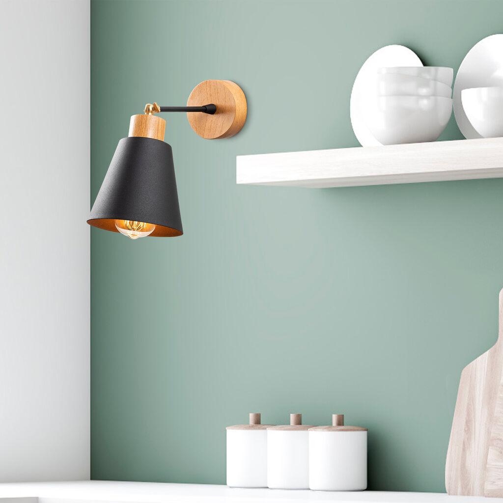 Opviq Manavgat N 610 Zidna lampa, Braon-Crna