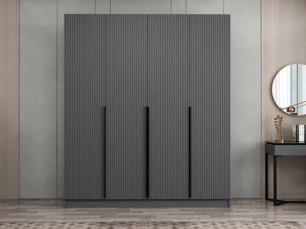 Hanah home Ormar Kale Plus 180x210x52cm Antracit