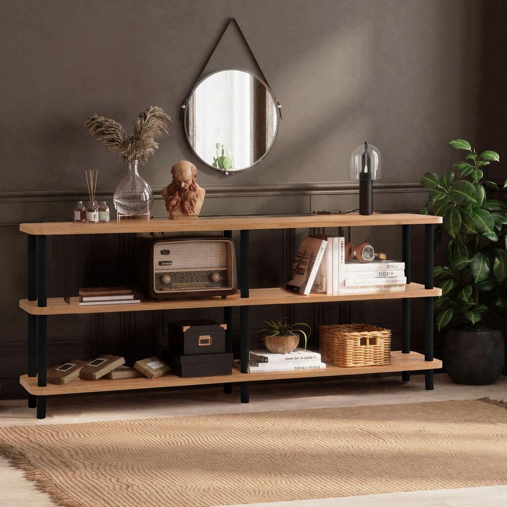 Hanah Home Zen Polica za knjige, Crna