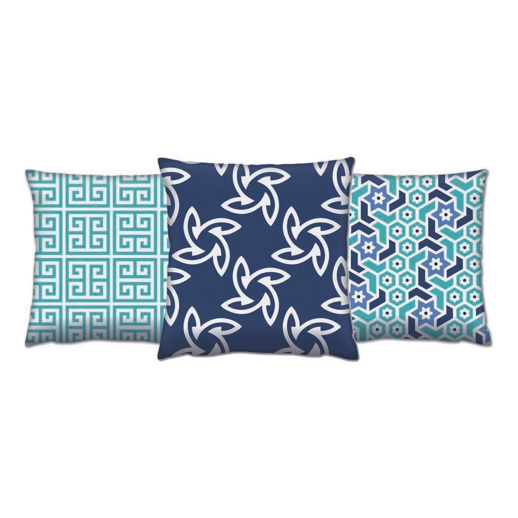 Aberto Design Set 3 jastuka 43x43cm Šareni