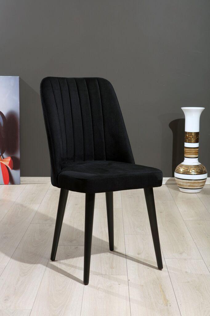 Hanah Home Set 4 trpezarijske stolice Polo Crni