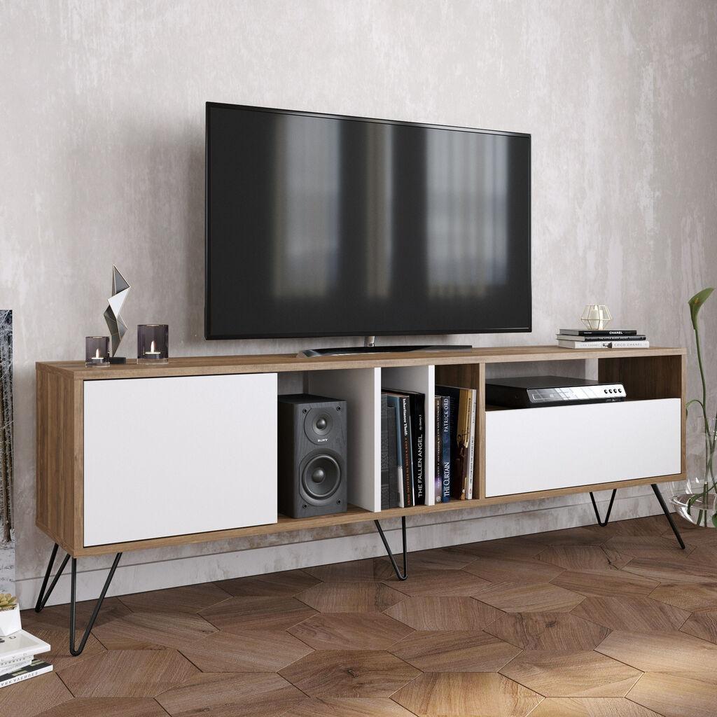 Hanah Home Mistico (180) TV polica, Braon-Bela