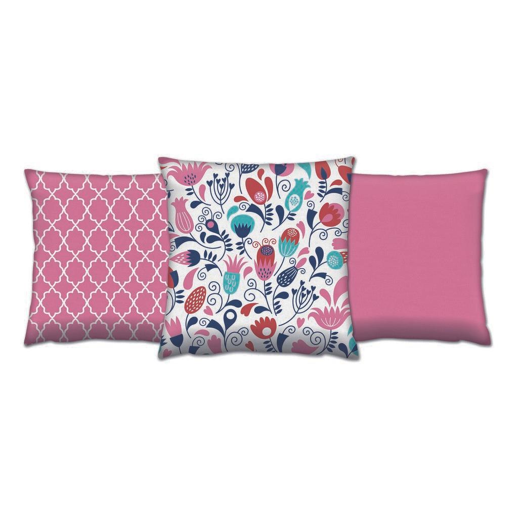 Aberto Design Set 3 jastuka 43x43cm Šareni