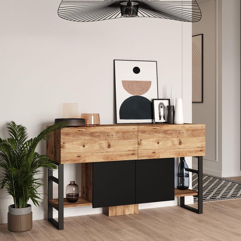 Hanah Home Komoda 138,8x83,6x43,3cm Bež