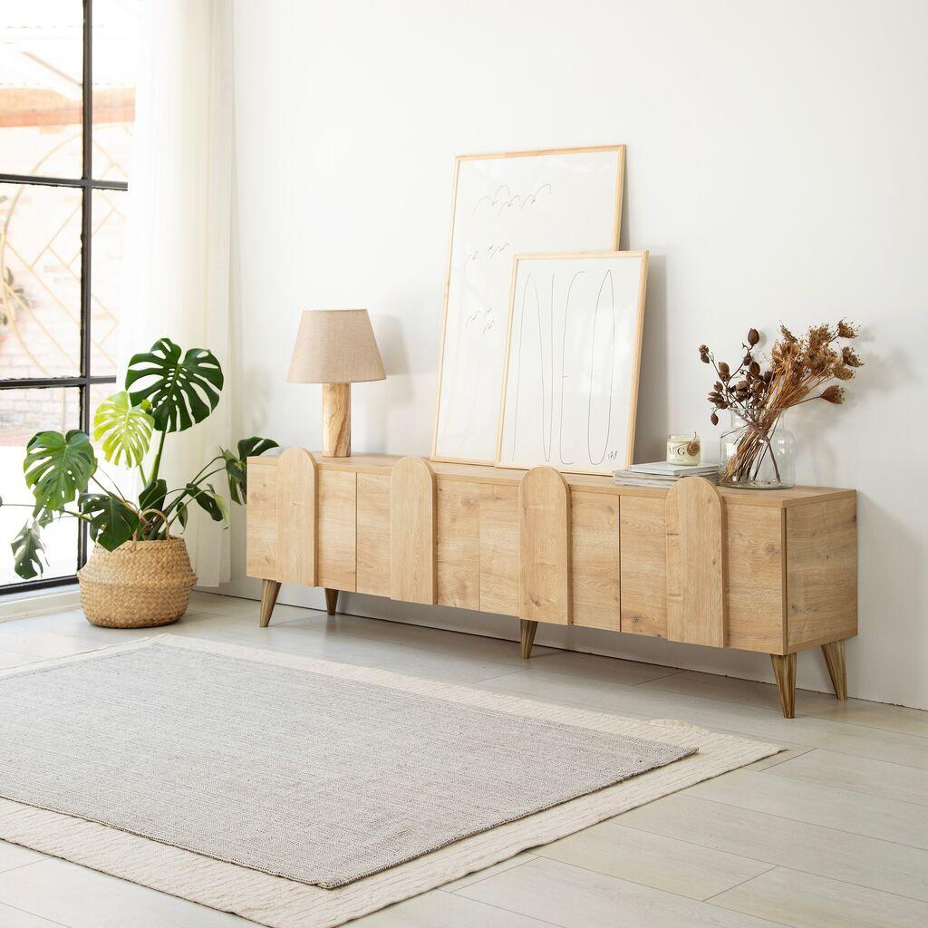 Hanah home TV Komoda New Line Hrast