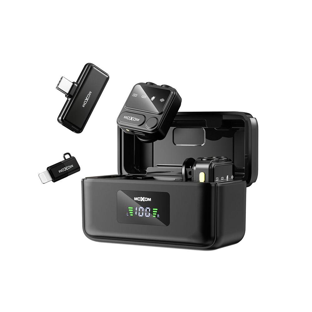 Moxom Multifuncionalni receiver mikrofon 2/1 MX-AX77, Crni
