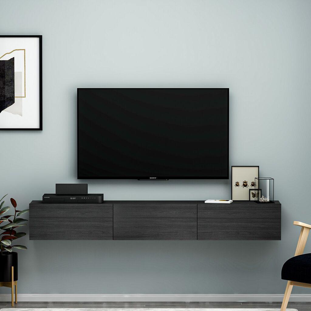 Hanah home TV Komoda Terra Crna