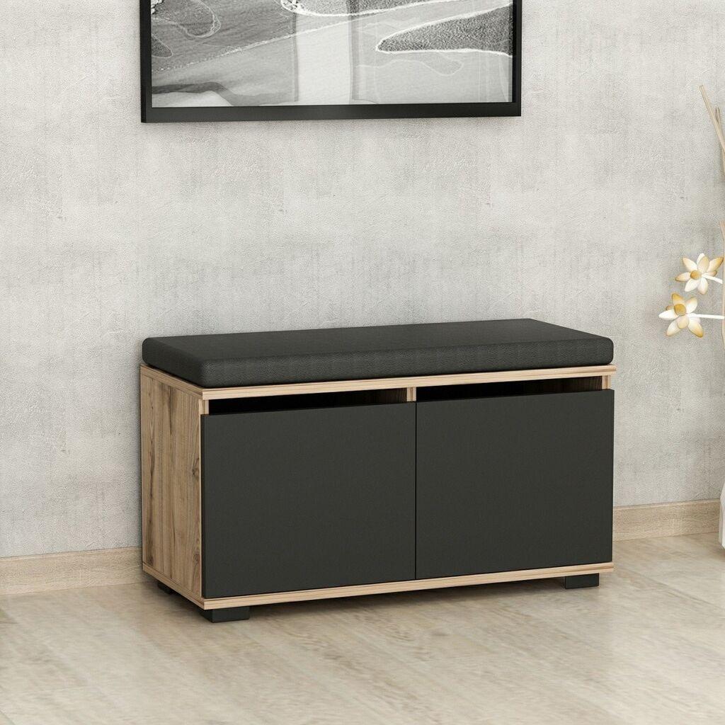 Hanah Home Drago Cipelarnik, Hrast-Crni