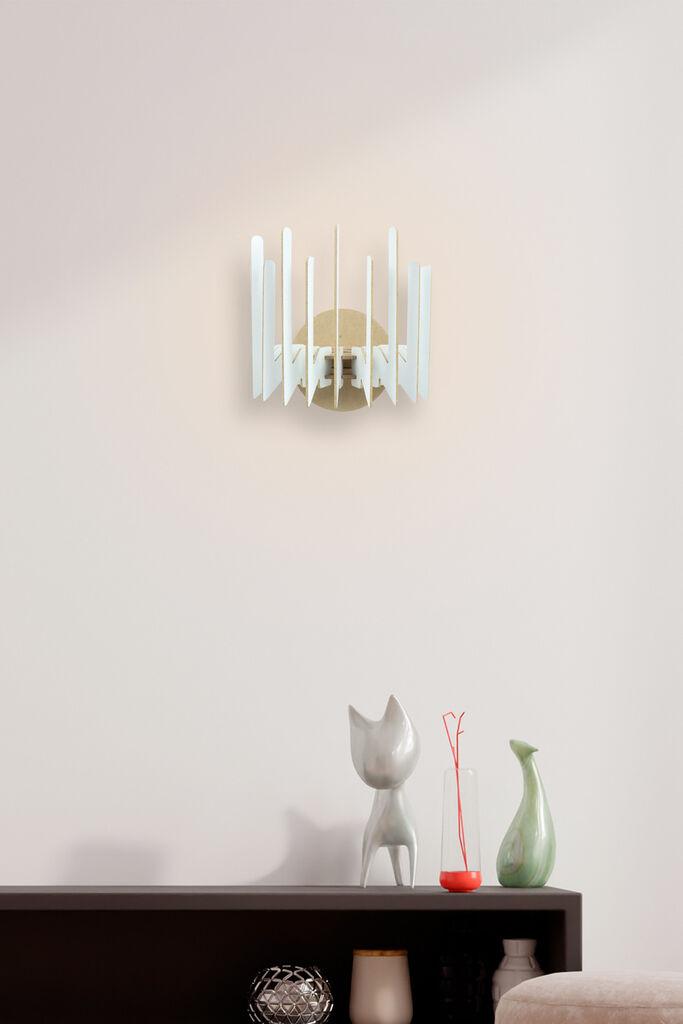 Opviq 207 ZB Zidna lampa, Bela