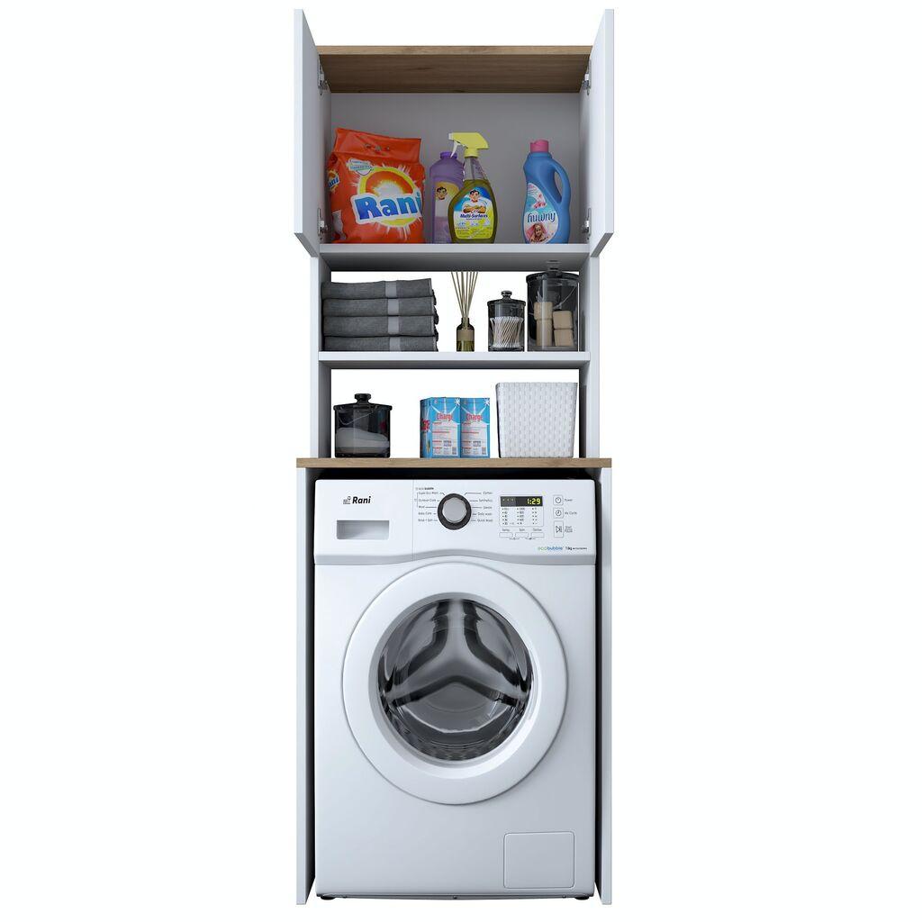 Hanah Home KD101 1950 Ormarić za veš mašinu, Beli