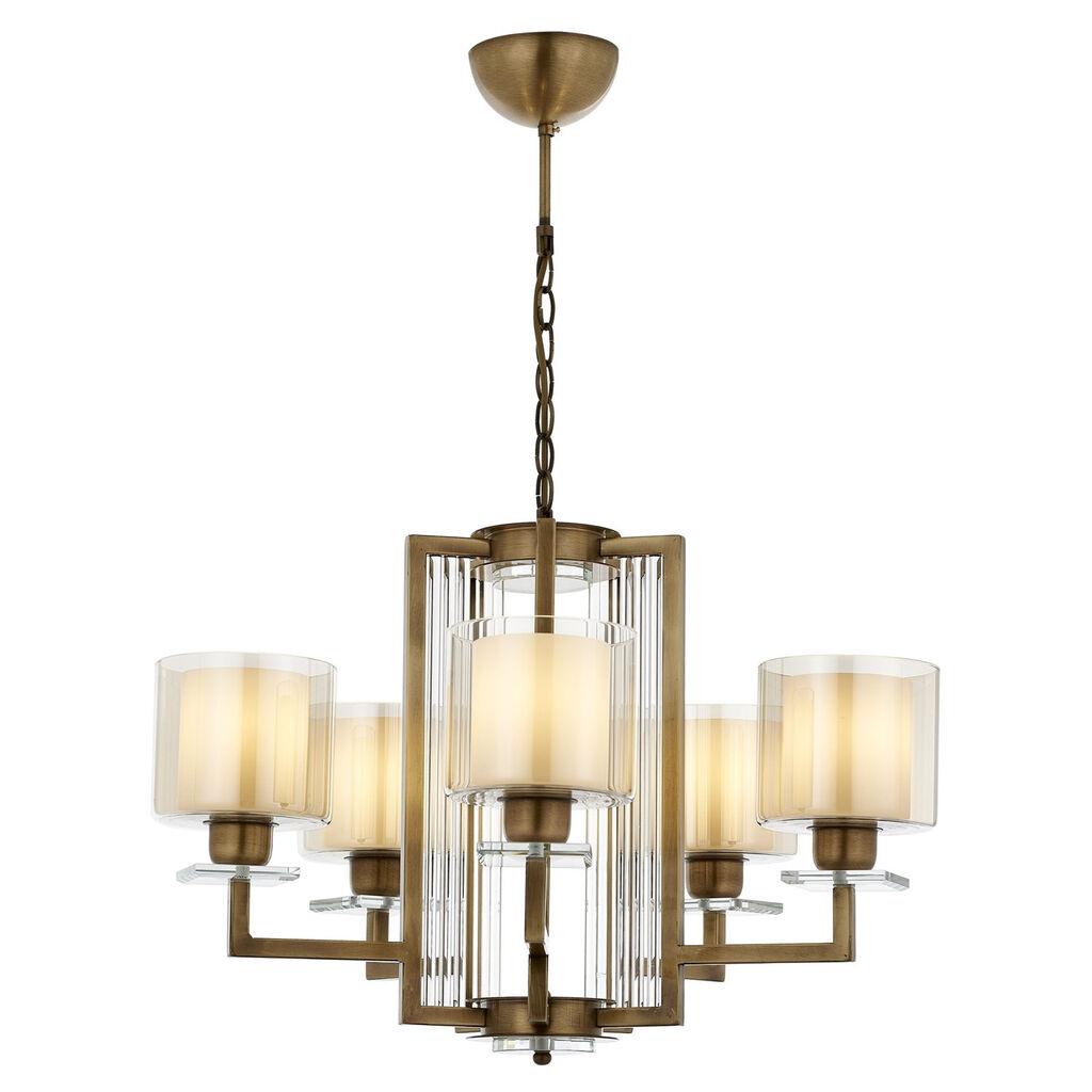 Opviq Luster Av 4285 5E, Metalni, Bež-bronzani