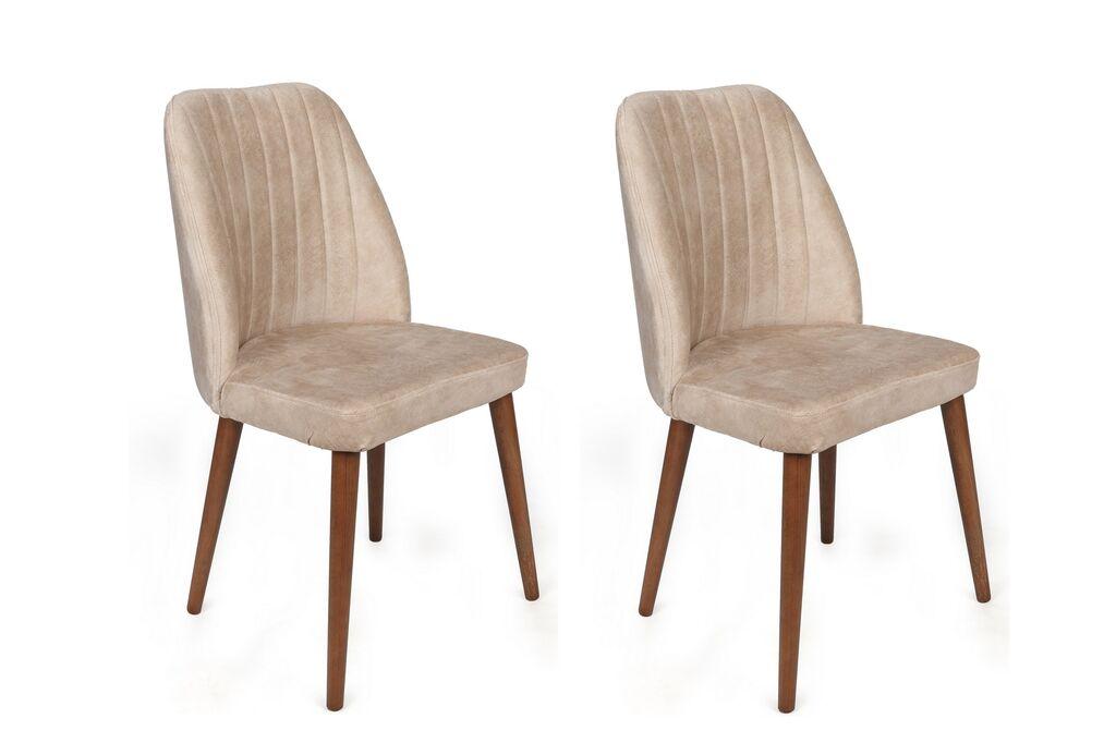 Hanah Home Alfa 464 Set stolica, 2 komada, Krem