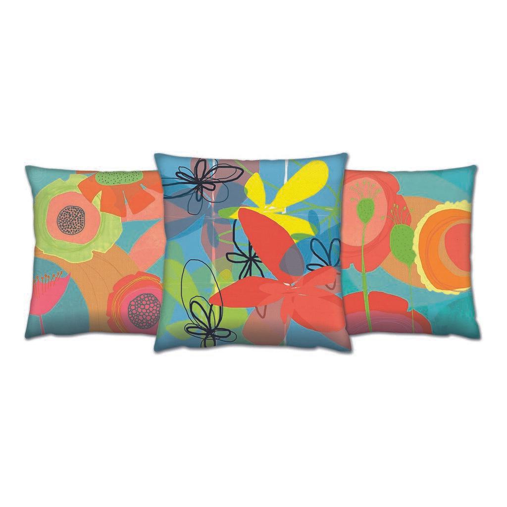 Aberto Design Set 3 jastuka 43x43cm Šareni