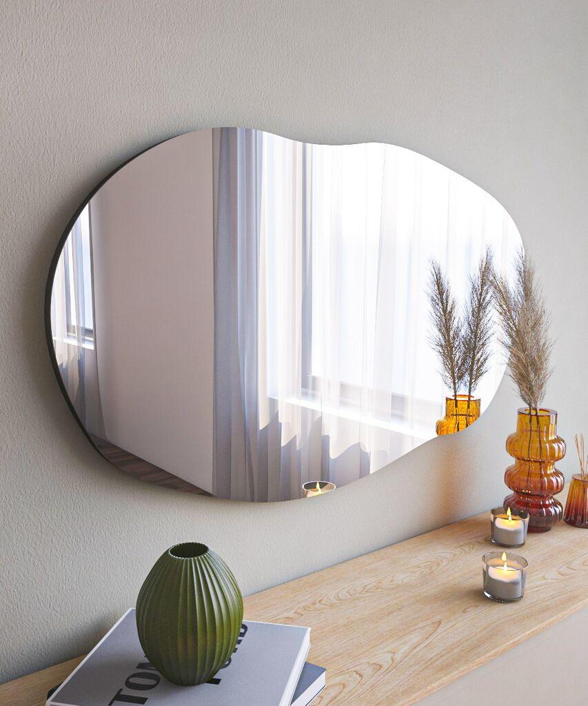 Hanah Home Ogledalo Lossa, 52x89cm, Crno