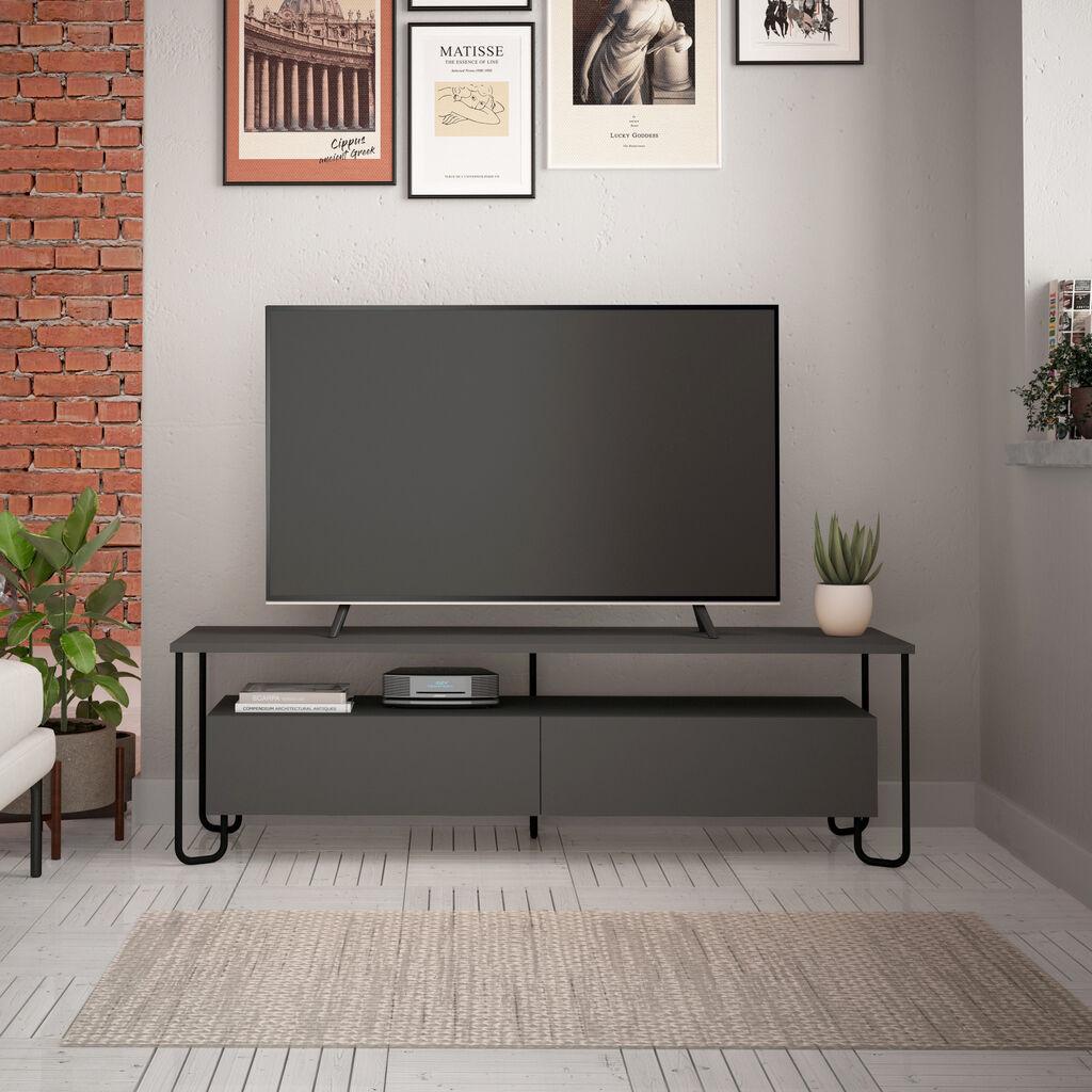 Hanah home TV Komoda Cornea Antracit