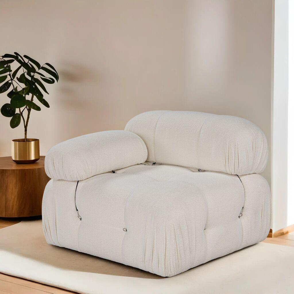 Atelier del Sofa Fotelja Bubble L1 Bela