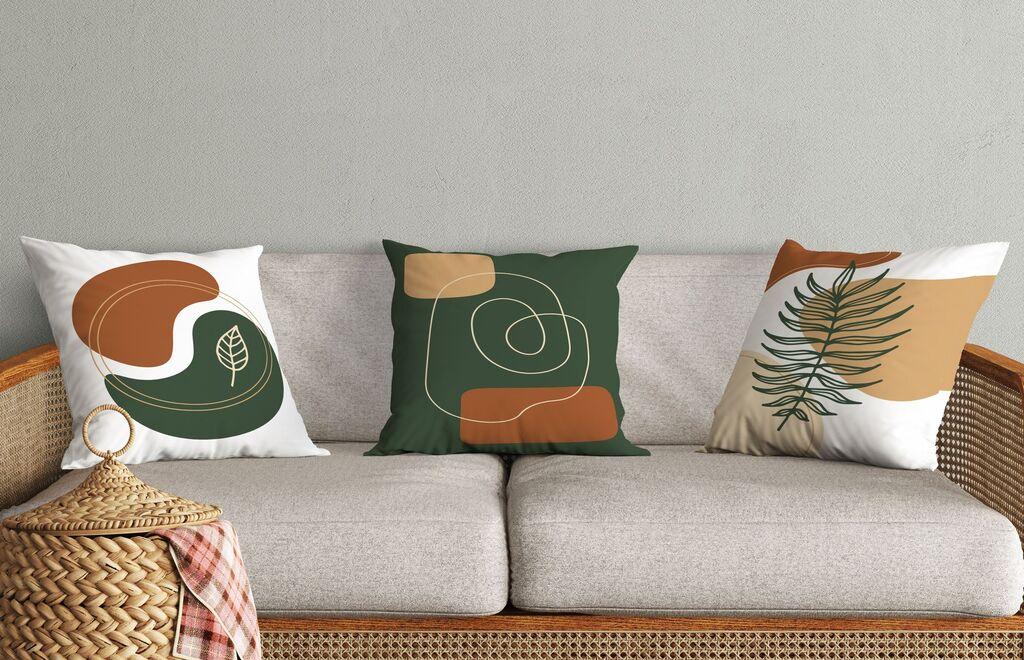 Aberto Design Set 3 jastučnice 43x43cm Šareni