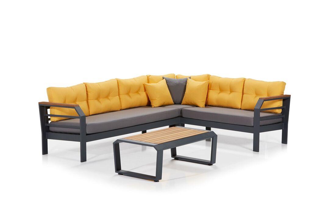 Hanah Home Baštenska garnitura 230x275x77cm Šarena
