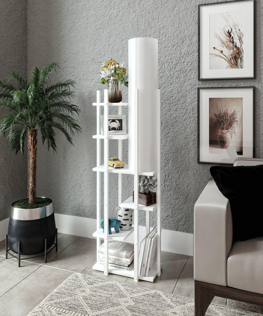 Opviq Podna lampa Vogue, 160 cm, E27, Bela