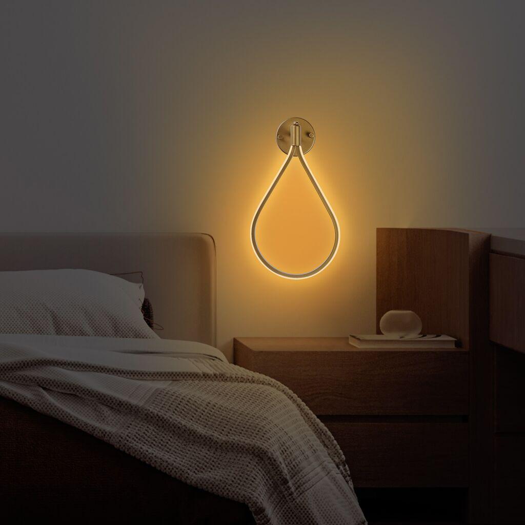 Opviq Damla 13534 Zidna lampa, Zlatna