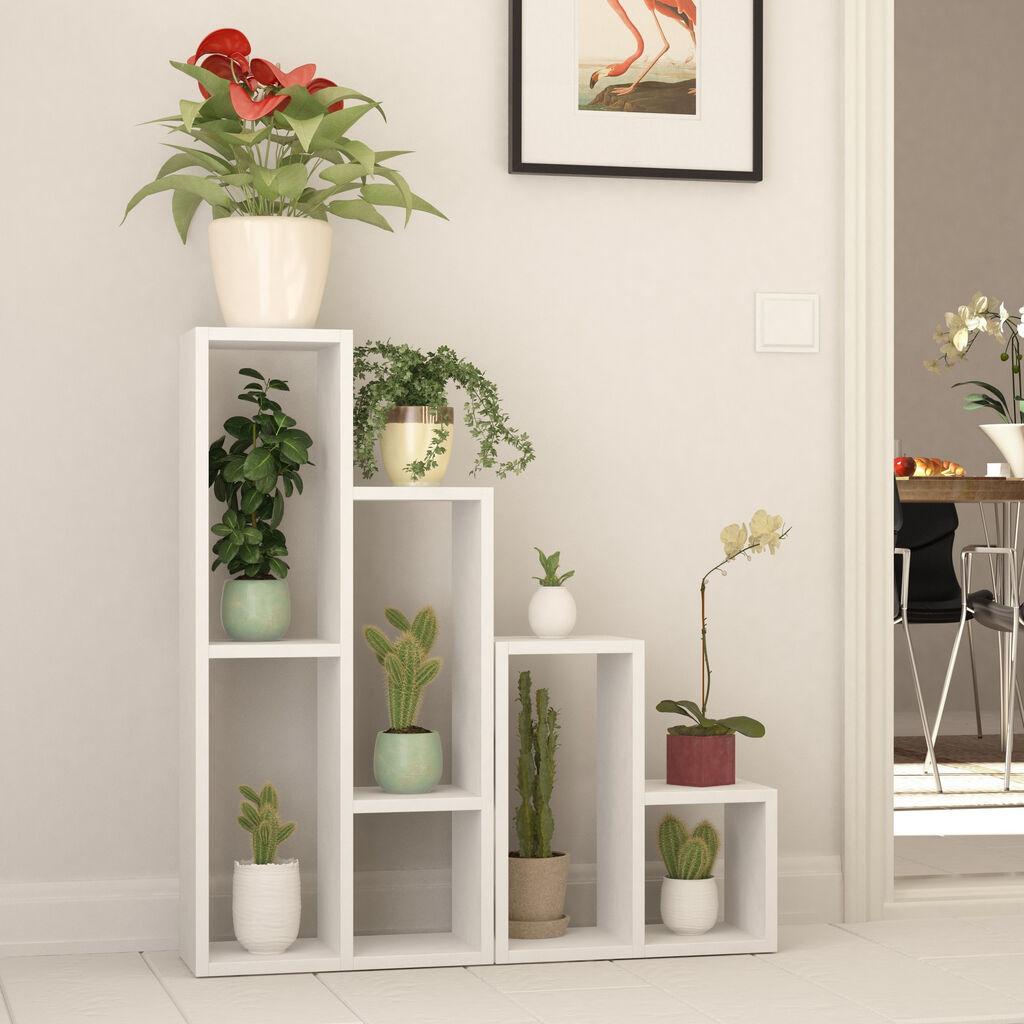 Hanah Home Polica 42x89x20cm Bela