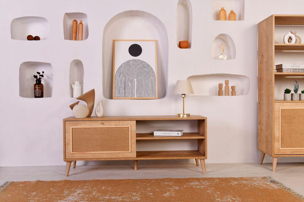 Hanah Home Jut 140 TV polica, Braon