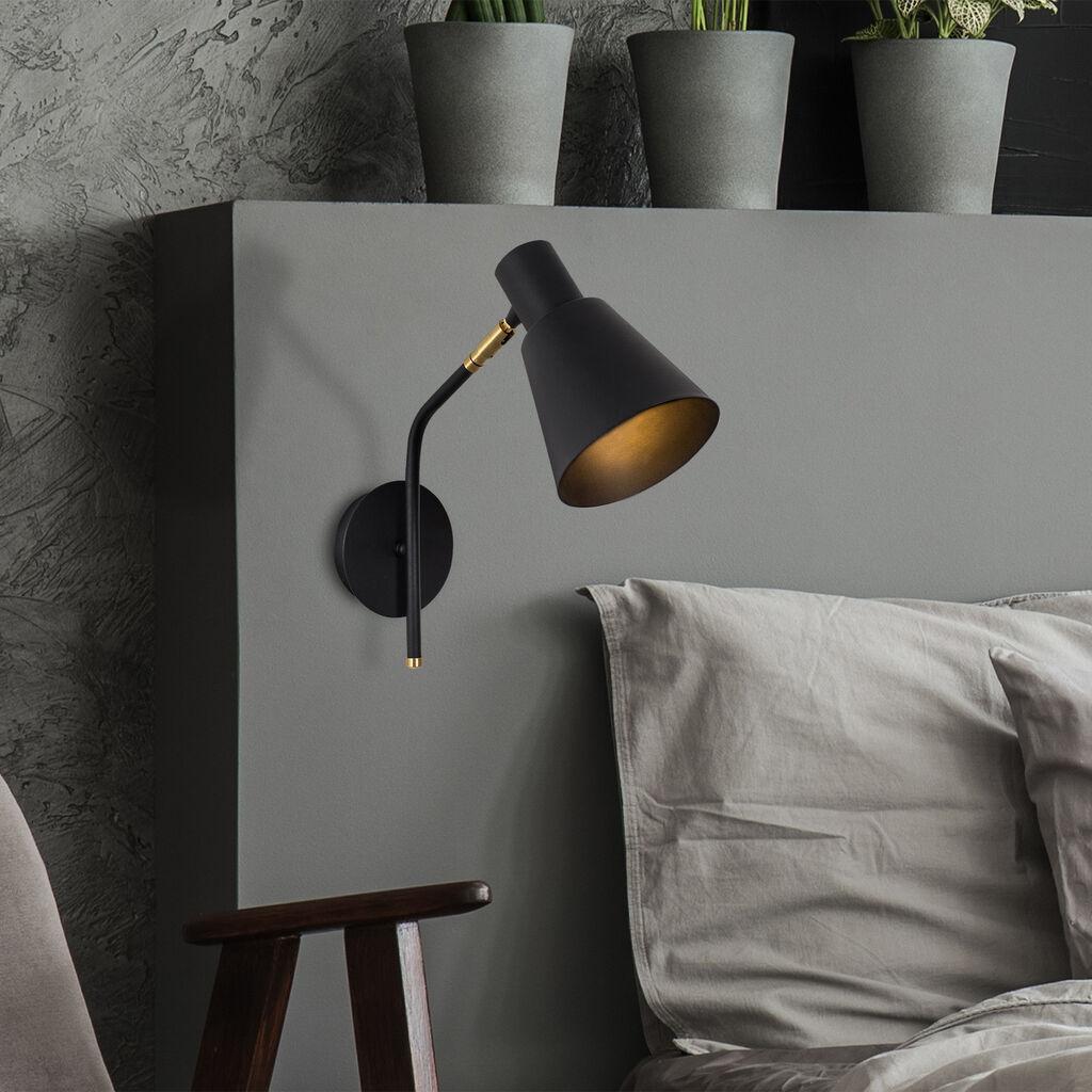 Opviq Sivani MR 664 Zidna lampa, Crna