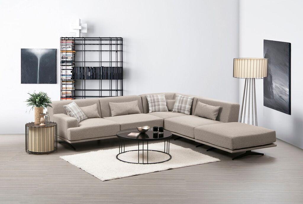 Atelier del Sofa Ugaona garnitura Bentley 302x80x302cm Bež