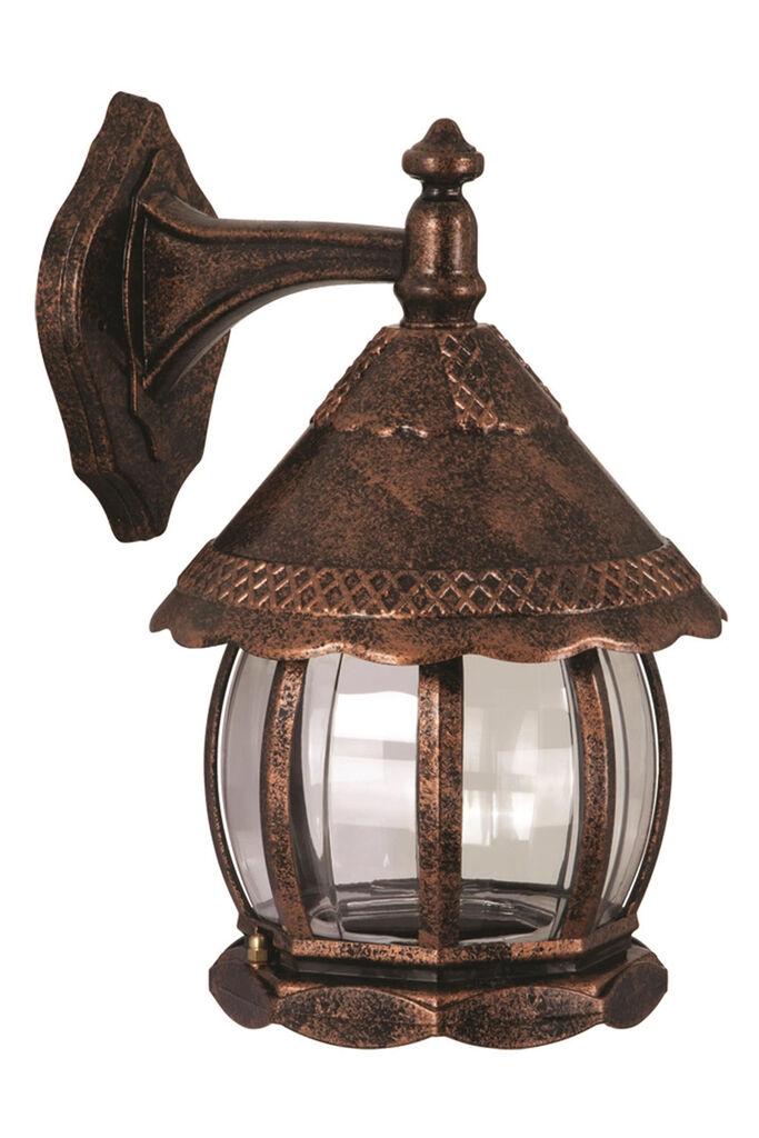 Opviq Spoljna zidna lampa BAP-68184-BKR-M1, 30 cm, E27, 40W, IP65, Braon