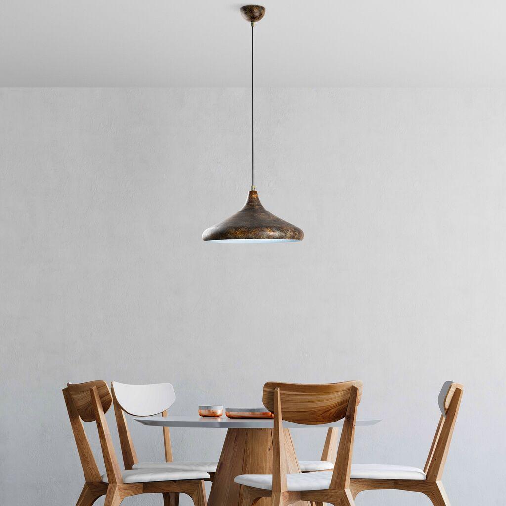 Opviq Luster EYSAN-207-RETRO, 27-116cm, O35 cm, E27, Tamnosivi