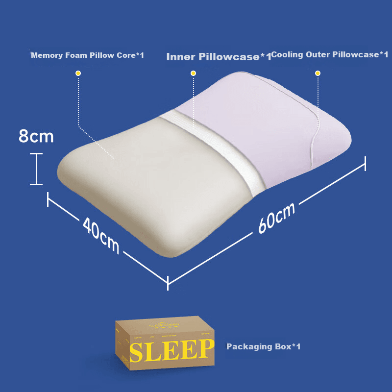 Sleephero Jastuk, 60 x 40 x 8 cm, Beli