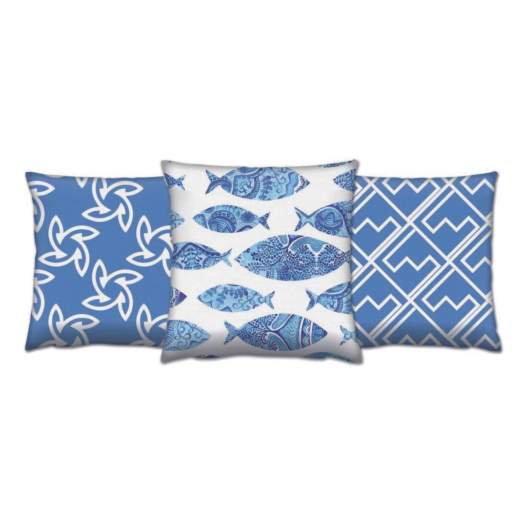 Aberto Design Set 3 jastuka 43x43cm Šareni