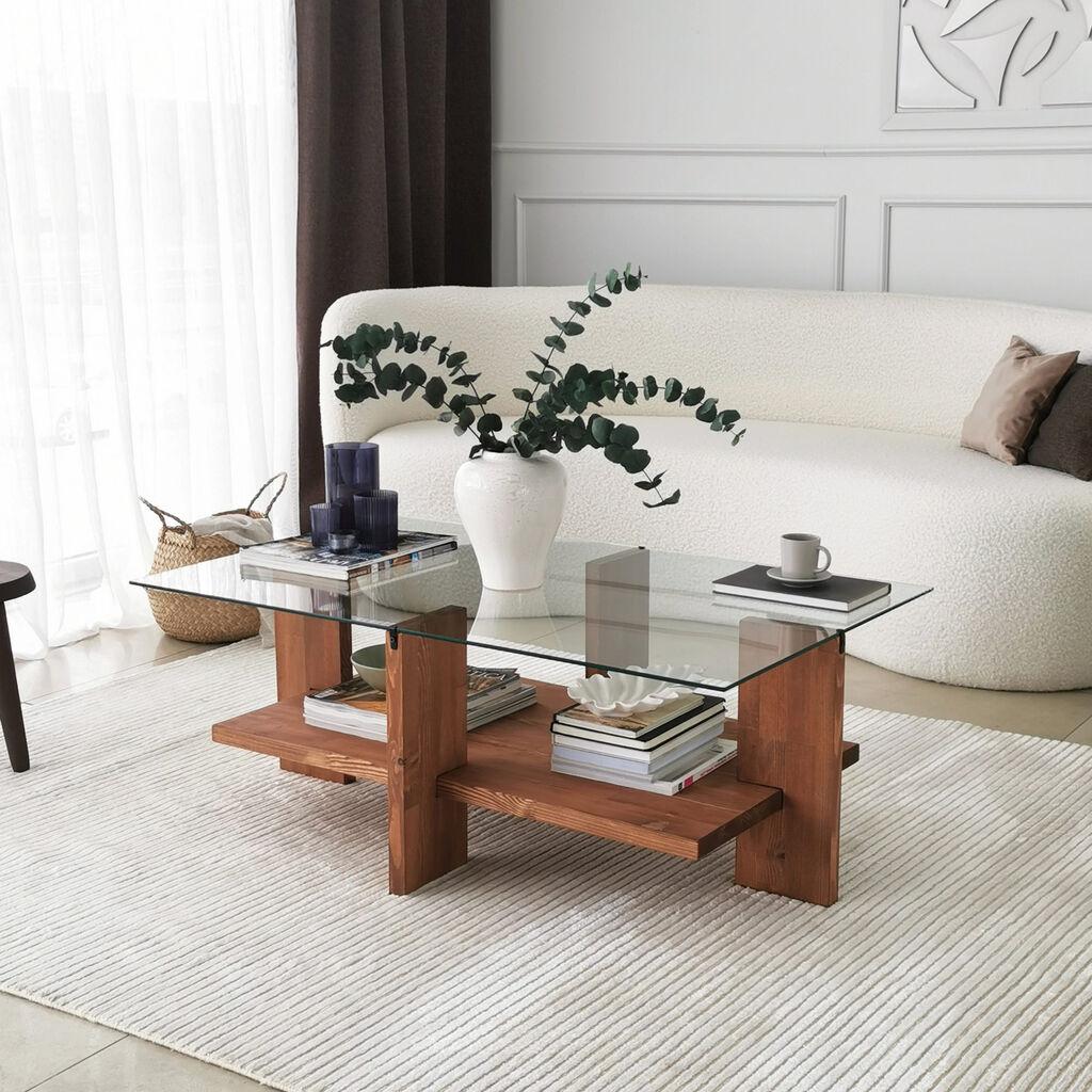 Hanah Home Babylon Klub sto, 105x40x60cm, Hrast