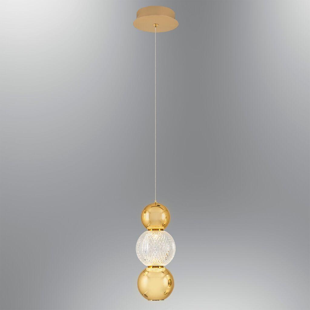 Opviq Luster L1403, 120cm, 12 cm 5W, LED, Zlatne boje