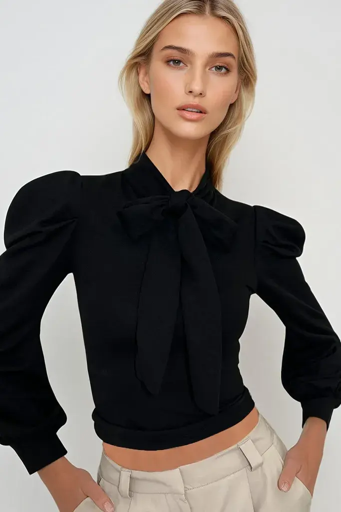 Trend Alacati Stili Ženska bluza Alc-X12944, Crna