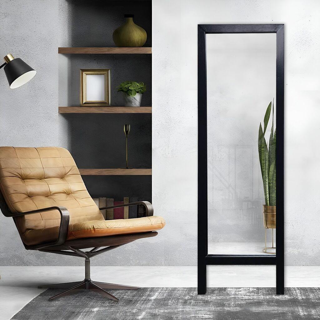 Hanah Home Podno ogledalo Cheval, 45x145cm, Crno